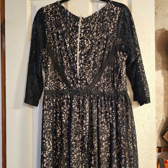GEMMA COLLINS BLACK LACE DRESS SIZE 14 - Picture 1 of 10
